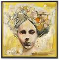Gigi Gallant Abstracted Woman Mixed Media
