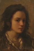 Italian School 19th Century Head of a Girl