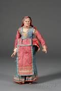 Italian Creche Figure of an Old Woman