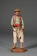 Italian Creche Figure of a Moorish Man