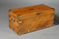 British Campaign Brass Mounted Camphorwood Blanket Chest