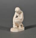 Small Carved Ivory Figure of a Nymph