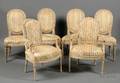 Assembled Suite of Louis XVI Painted Beechwood Seating Pieces
