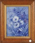 Framed Handpainted Porcelain Plaque