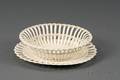 Wedgwood Queens Ware Fruit Basket and Stand