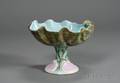 Holdcroft Majolica Shell Compote