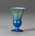 Tiffany Blue Favrile Vase