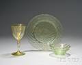 Thirtythree Pieces of Venetian Glass Table and Stemware