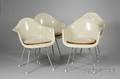 Four Charles and Ray Eames Armchairs