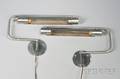 Two Machine Age Wall Lights