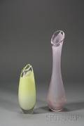 Two Kosta Vases by Vicke Lindstrand