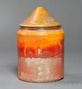 Covered Pottery Vessel Probably William Wyman