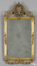 American carved and giltwood mirror late 19th c