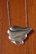 Georg Jensen Large Pendant with Chain