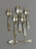 Six Coin Silver Spoons