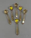 Set of Six Tiffany Sterling Silver Cream Soupspoons