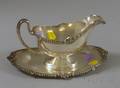 Silver Plated Gravy Boat with Undertray