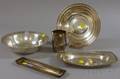 Five Sterling and Silver Plated Table Items