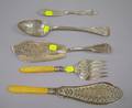 Five Silver and Silver Plated Serving Items