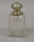 Gorham Colorless Glass and Sterling Perfume Bottle