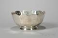 Old Newbury Crafters Sterling Silver Hammered Footed Bowl