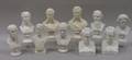 Ten Parian Historical and Character Busts