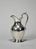 Coin Silver Repousse Pitcher