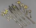 Seventeen Pieces of Sterling and Silver Plated Assorted Flatware