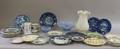 Thirtyone Pieces of Mostly English Ceramics and Two Art Glass Bowls