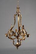 Rococo Revival Giltbronze SevenLight Chandelier
