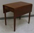 Federal Cherry Dropleaf Pembroke Table with Drawer