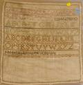 19th Century Needlework Sampler