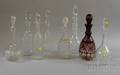 Eight Art Glass Decanters