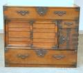Asian Ironmounted Pine Tansu Chest