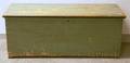 Greenpainted Pine SixBoard Sea Chest