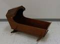 Mahogany Dovetailconstructed Hooded Rocking Cradle