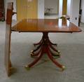 Baker Furniture Historic Charleston Federalstyle Inlaid Mahogany Doublepedestal Dining Table