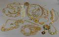 Group of Assorted Modern and Designer Goldtone and Other Costume Jewelry