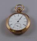 14kt Gold Open Face Elgin Pocket Watch