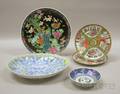 Five Asian Export Porcelain Items