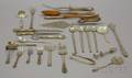 Approximately Twentysix Pieces of Mostly Sterling Flatware