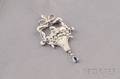 18kt White Gold and Diamond Flower Basket Brooch