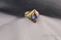Art Nouveau Sapphire Demantoid Garnet and Enamel Ring Tiffany  Co