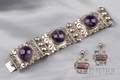 Sterling Silver and Amethyst Bracelet Horacio de la Parra Mexico DF