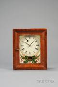 Mahogany Shelf Clock by Silas B Terry and Company