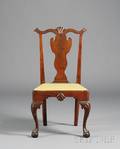 Chippendale Carved Walnut Side Chair