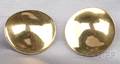 18kt Gold Disc Earclips Robert Lee Morris