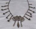 Unusual Antique Iron Fringe Necklace