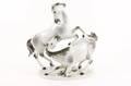H Miesel for Rosenthal Porcelain Horses Sculpture