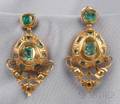 Antique Gemset Earpendants
